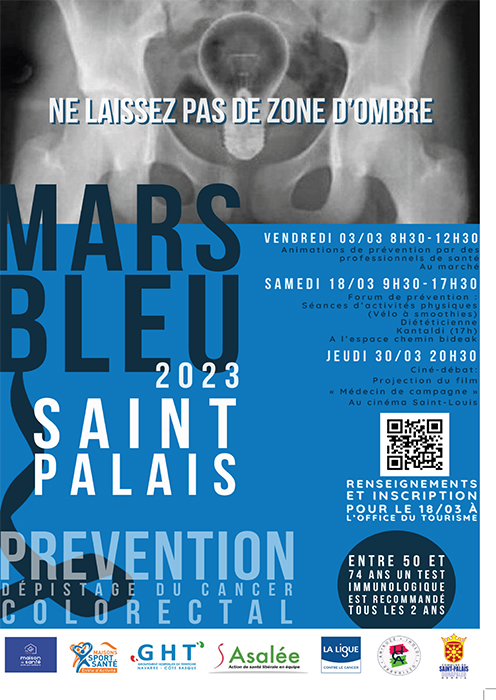 affiche Mars Bleu à Saint-Palais